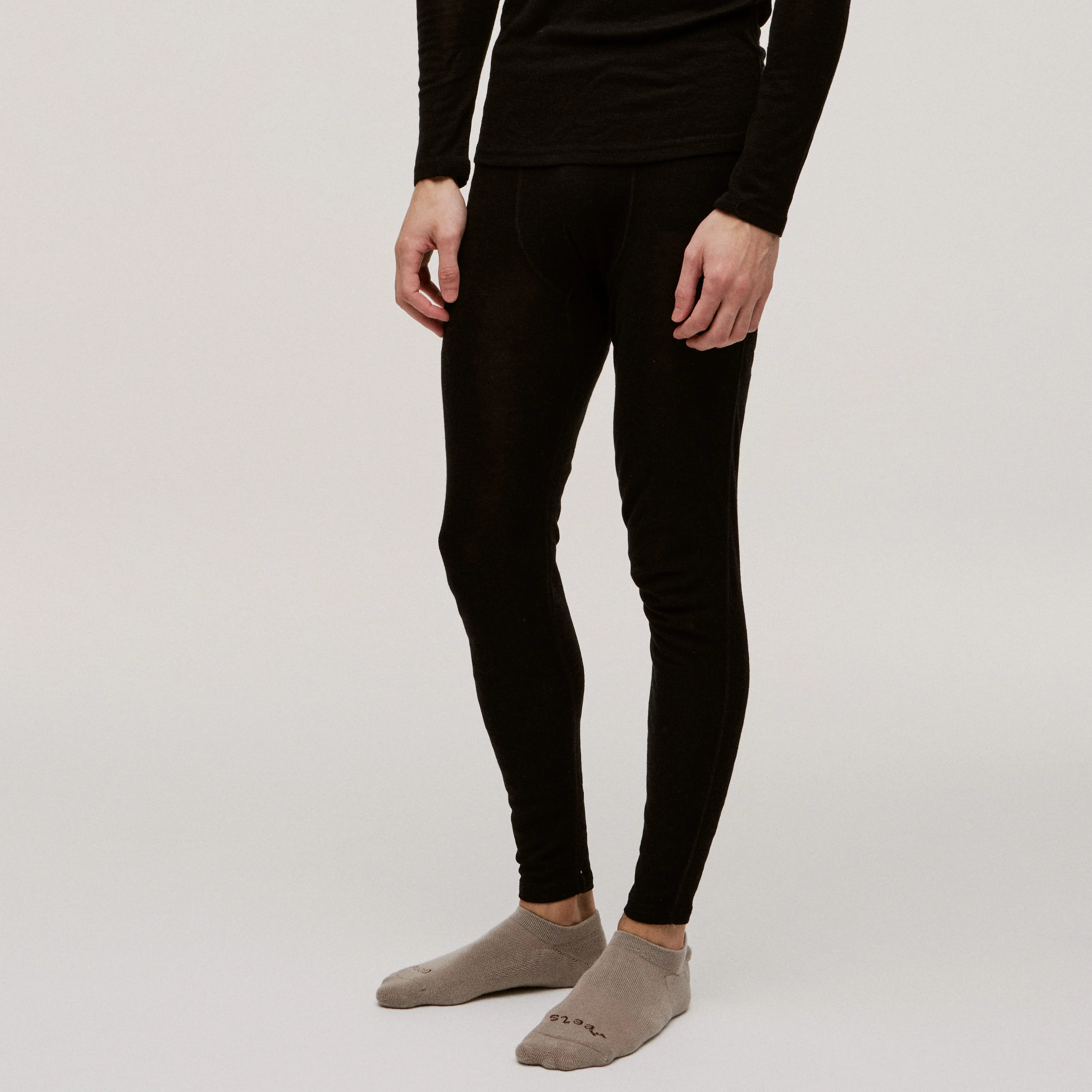 100% Superfine Merino Men's Thermal Leggings