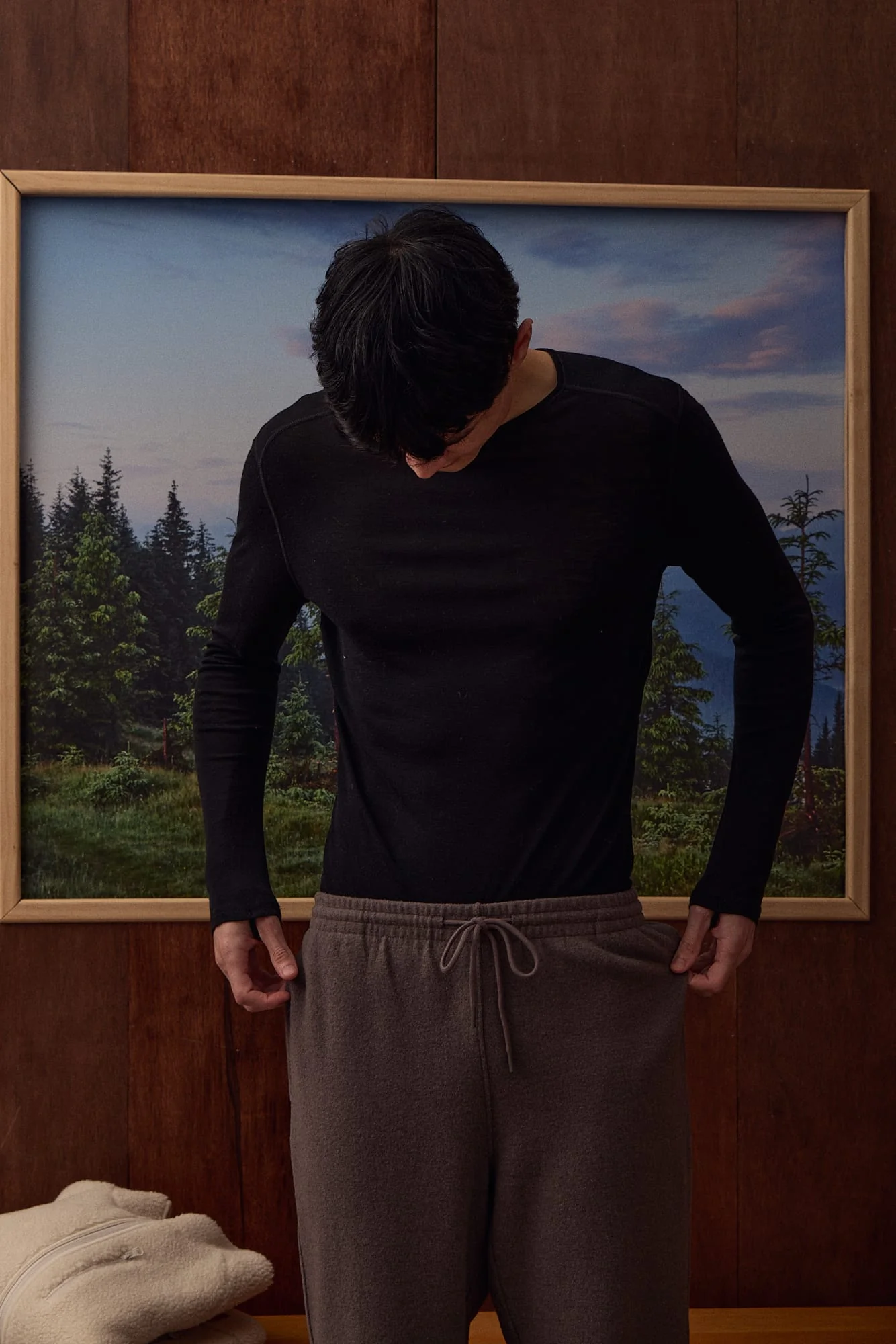 100% Superfine Merino Men's Thermal Long Sleeve - Image 6