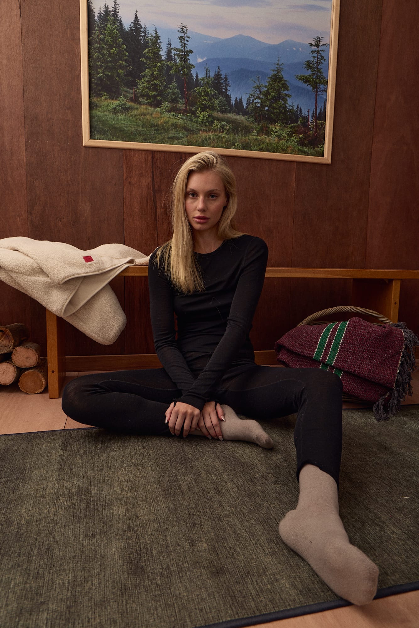 100% Superfine Merino Women's Thermal Leggings - Image 5